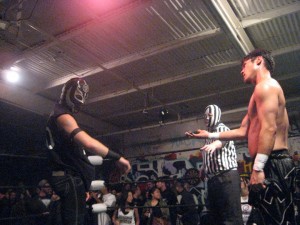 The memorial armband was more important to Lucha than the handshake